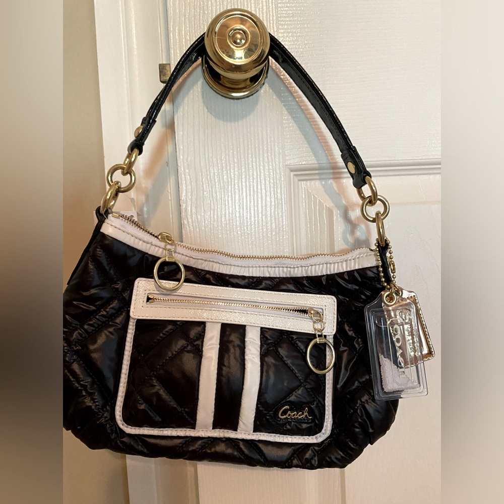 Coach bag (black & white)